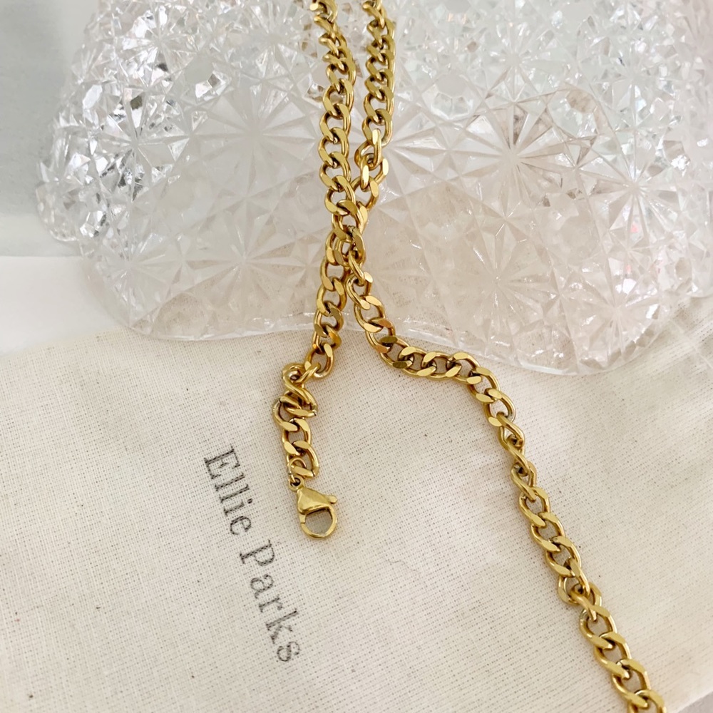 18k gold 5mm Cuban link necklace - Picture 2 of 9